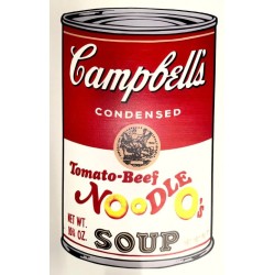 Andy Warhol Campbells Soup Tomato-Beef Noodle 890 x 585 mm