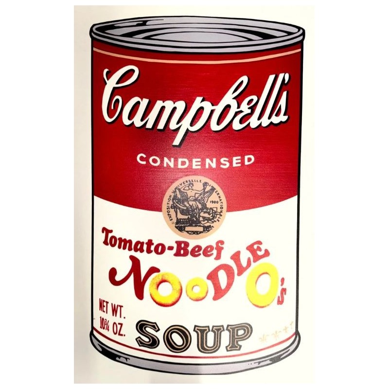 Andy Warhol Campbells Soup Tomato-Beef Noodle 890 x 585 mm