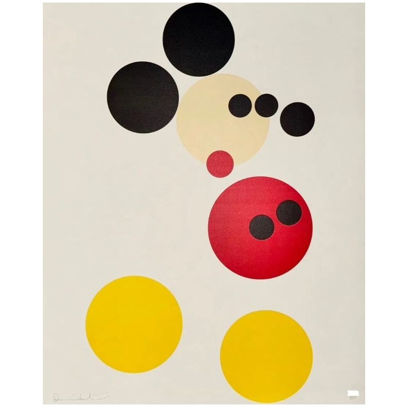 DAMIEN HIRST - Mickey - screenprint in colors, on paper, 2014 - 250 ex. - signed