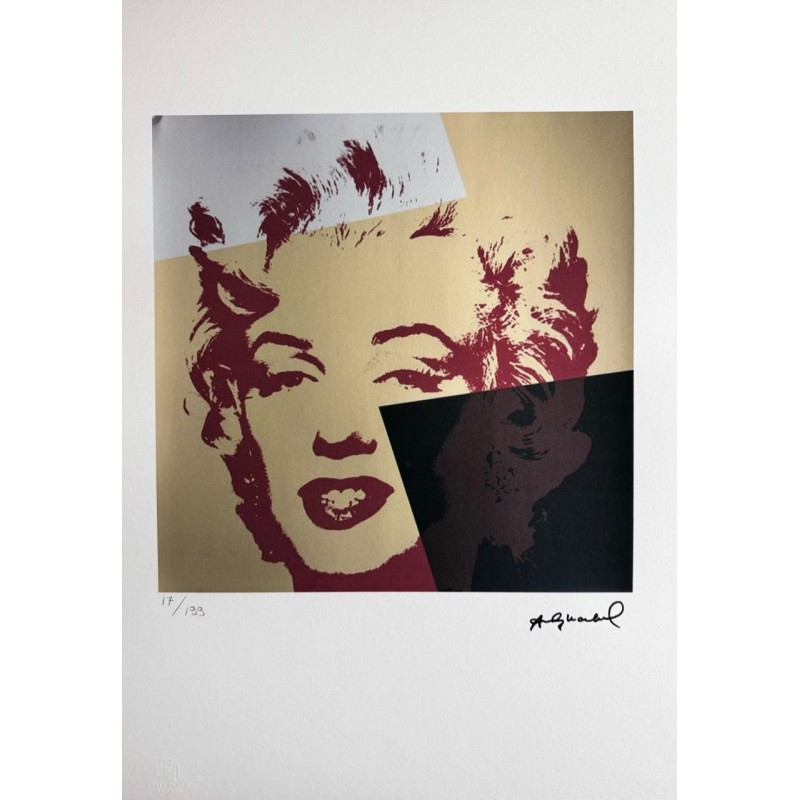 Andy Warhol Lithograph Offset 199 Ex. Numbered 29.7 x 42 cm Signature Certificate