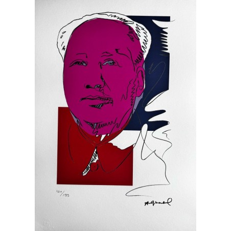 Andy Warhol Lithograph Offset 199 Ex. Numbered 29.7 x 42 cm Signature Certificate