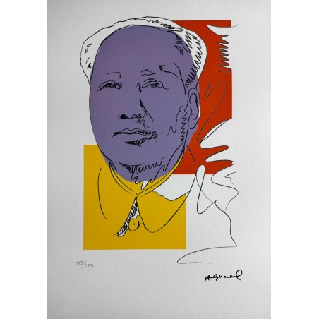 Andy Warhol Lithograph Offset 199 Ex. Numbered 29.7 x 42 cm Signature Certificate