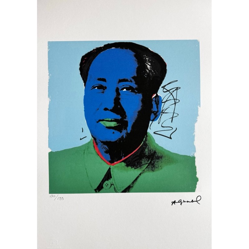 Andy Warhol Lithograph Offset 199 Ex. Numbered 29.7 x 42 cm Signature Certificate