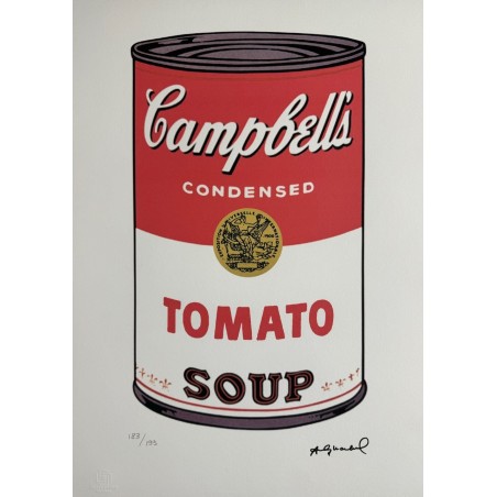 Andy Warhol Lithograph Offset 199 Ex. Numbered 29.7 x 42 cm Signature Certificate