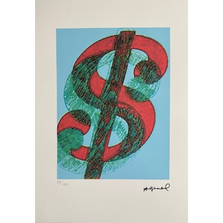 Andy Warhol Lithograph Offset 199 Ex. Numbered 29.7 x 42 cm Signature Certificate