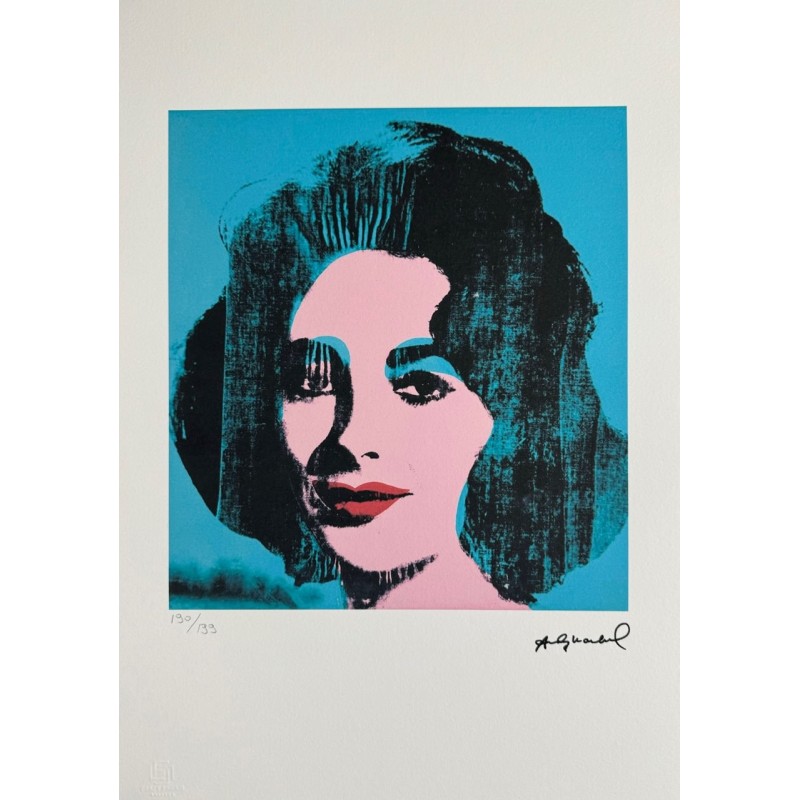 Andy Warhol Lithograph Offset 199 Ex. Numbered 29.7 x 42 cm Signature Certificate