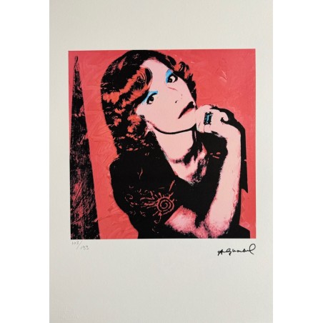 Andy Warhol Lithograph Offset 199 Ex. Numbered 29.7 x 42 cm Signature Certificate