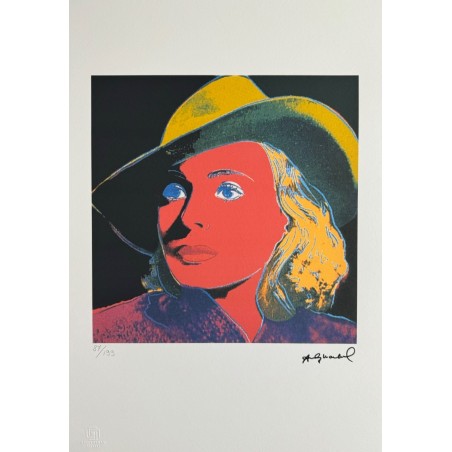 Andy Warhol Lithograph Offset 199 Ex. Numbered 29.7 x 42 cm Signature Certificate