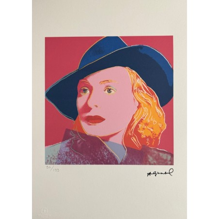 Andy Warhol Lithograph Offset 199 Ex. Numbered 29.7 x 42 cm Signature Certificate