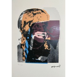 Andy Warhol Lithograph Offset 199 Ex. Numbered 29.7 x 42 cm Signature Certificate