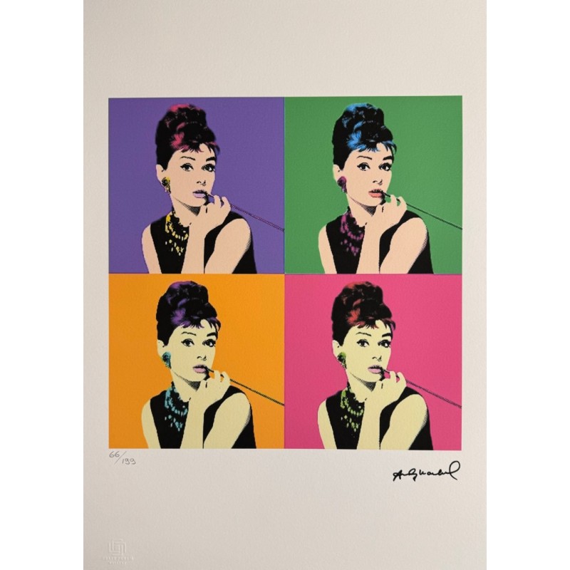 Andy Warhol Lithograph Offset 199 Ex. Numbered 29.7 x 42 cm Signature Certificate