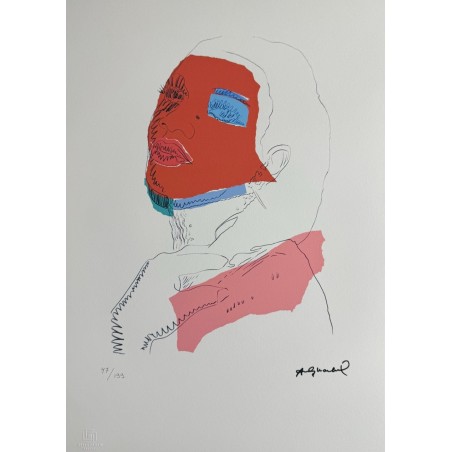 Andy Warhol Lithograph Offset 199 Ex. Numbered 29.7 x 42 cm Signature Certificate