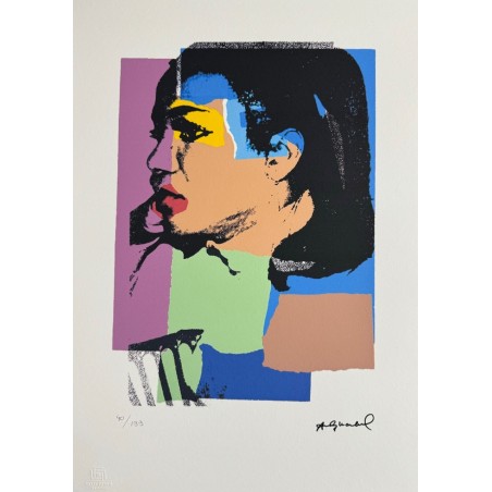 Andy Warhol Lithograph Offset 199 Ex. Numbered 29.7 x 42 cm Signature Certificate