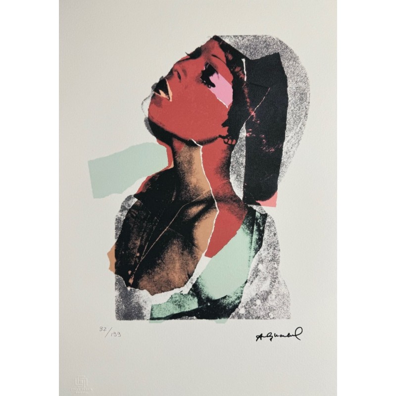 Andy Warhol Lithograph Offset 199 Ex. Numbered 29.7 x 42 cm Signature Certificate