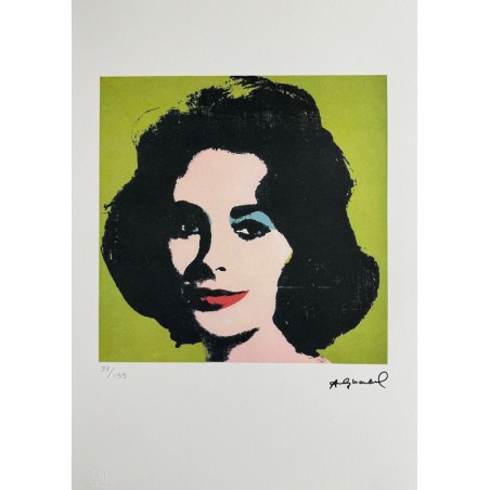 Andy Warhol Lithograph Offset 199 Ex. Numbered 29.7 x 42 cm Signature Certificate