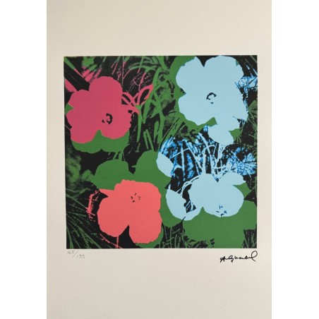 Andy Warhol Lithograph Offset 199 Ex. Numbered 29.7 x 42 cm Signature Certificate