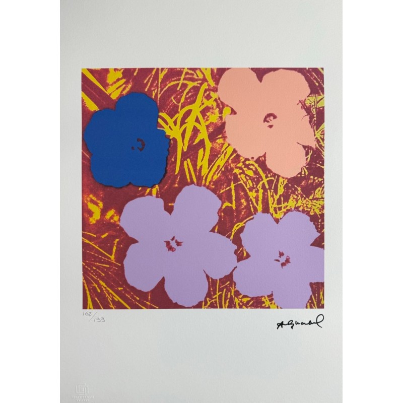 Andy Warhol Lithograph Offset 199 Ex. Numbered 29.7 x 42 cm Signature Certificate