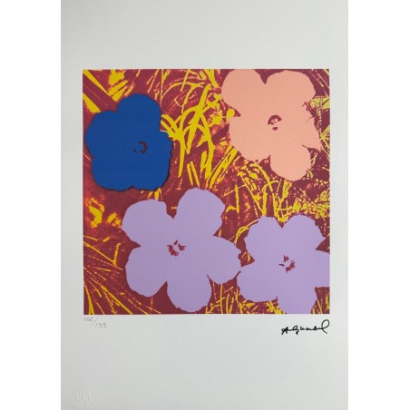 Andy Warhol Lithograph Offset 199 Ex. Numbered 29.7 x 42 cm Signature Certificate