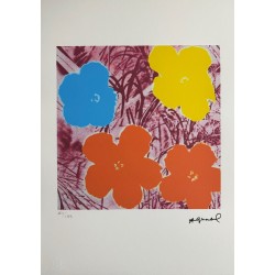 Andy Warhol Lithograph Offset 199 Ex. Numbered 29.7 x 42 cm Signature Certificate