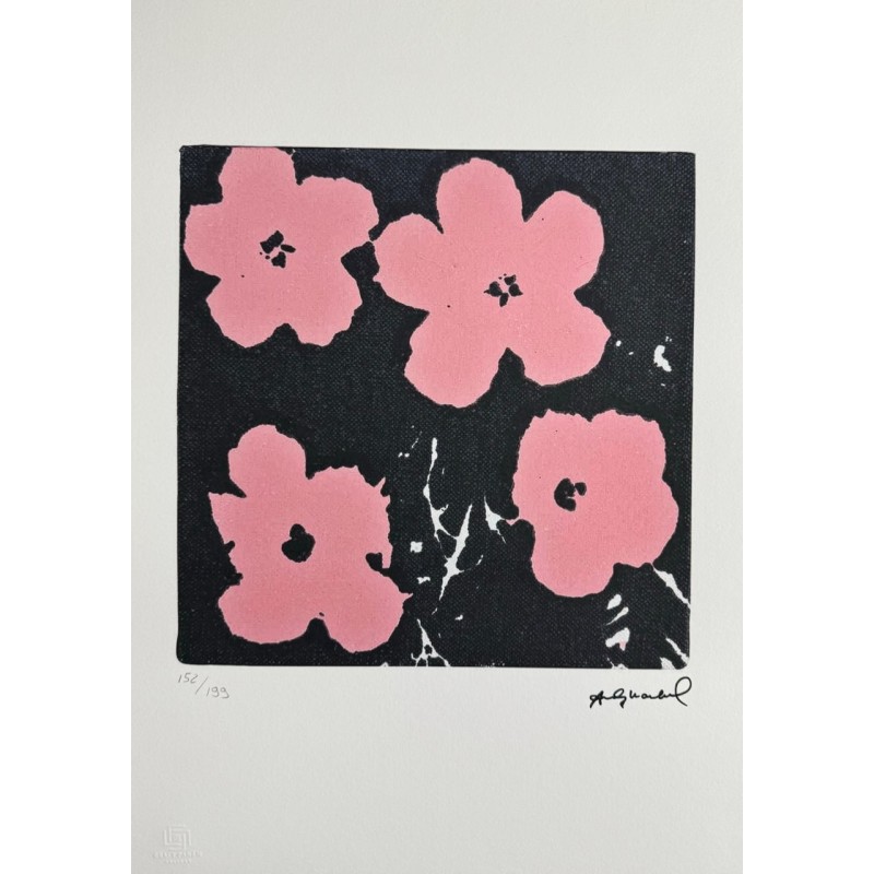 Andy Warhol Lithograph Offset 199 Ex. Numbered 29.7 x 42 cm Signature Certificate