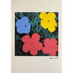 Andy Warhol Lithograph Offset 199 Ex. Numbered 29.7 x 42 cm Signature Certificate