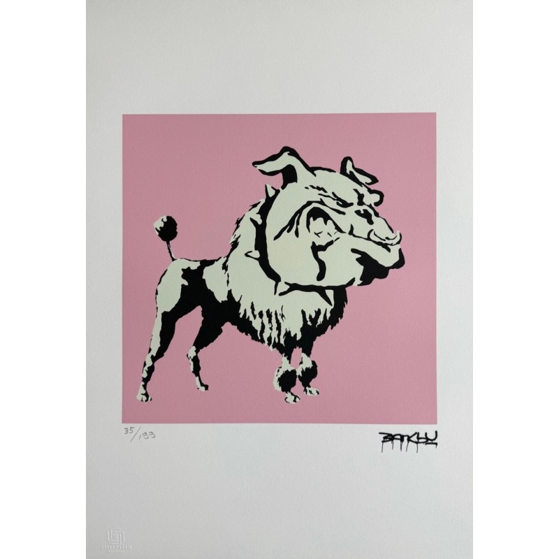 Banksy Lithograph Offset 199 Ex. Numbered 29.7 x 42 cm Signature Certificate