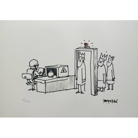 Banksy Lithograph Offset 199 Ex. Numbered 29.7 x 42 cm Signature Certificate