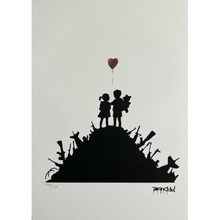 Banksy Lithograph Offset 199 Ex. Numbered 29.7 x 42 cm Signature Certificate