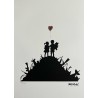 Banksy Lithograph Offset 199 Ex. Numbered 29.7 x 42 cm Signature Certificate