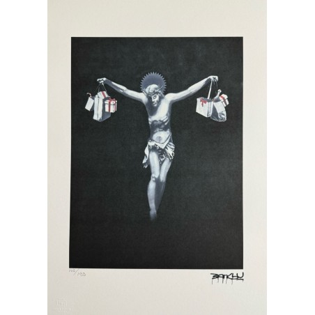 Banksy Lithograph Offset 199 Ex. Numbered 29.7 x 42 cm Signature Certificate