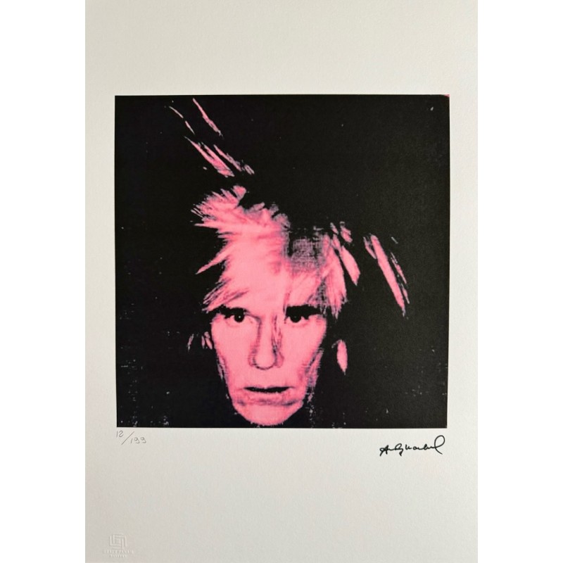 Andy Warhol Lithograph Offset 199 Ex. Numbered 29.7 x 42 cm Signature Certificate