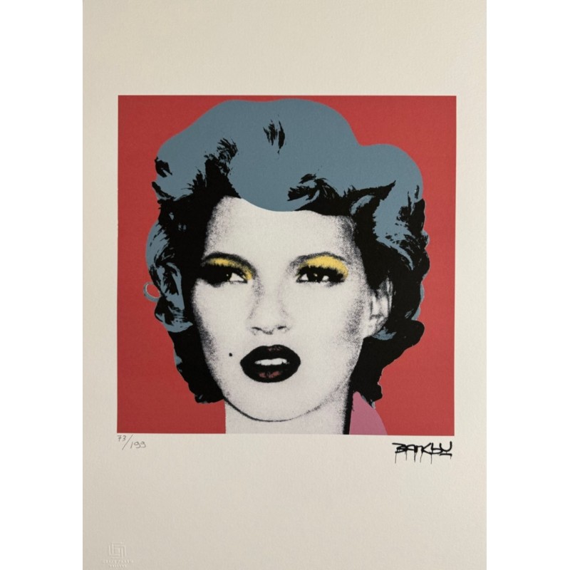 Banksy Lithograph Offset 199 Ex. Numbered 29.7 x 42 cm Signature Certificate