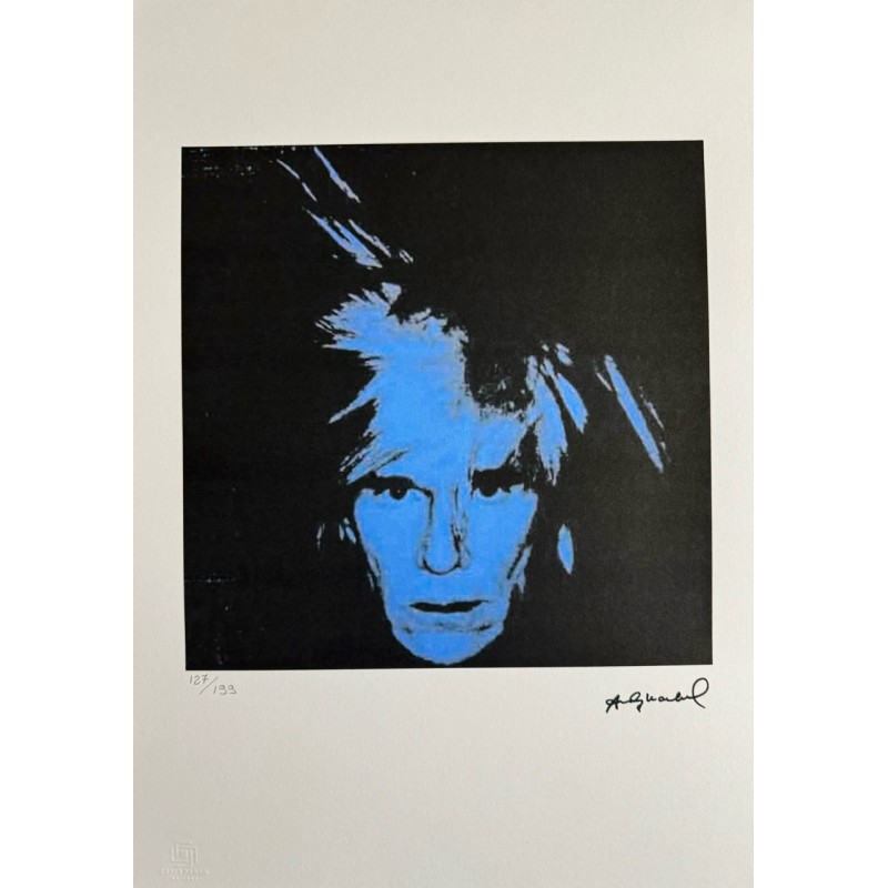 Andy Warhol Lithograph Offset 199 Ex. Numbered 29.7 x 42 cm Signature Certificate