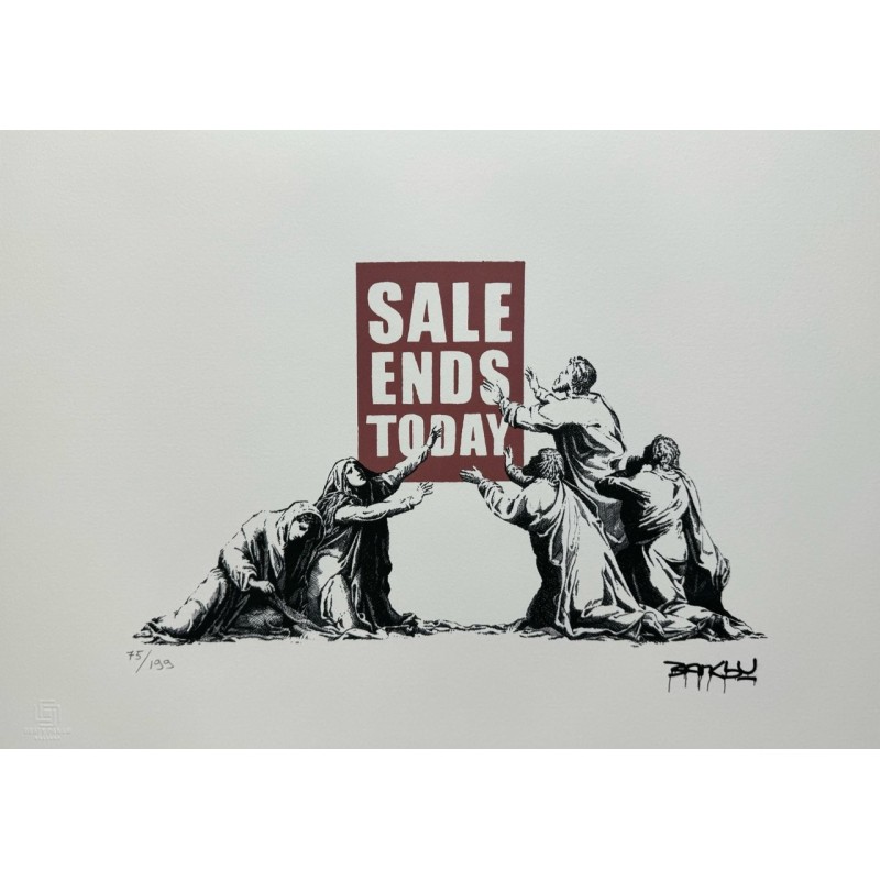 Banksy Lithograph Offset 199 Ex. Numbered 29.7 x 42 cm Signature Certificate