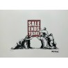 Banksy Lithograph Offset 199 Ex. Numbered 29.7 x 42 cm Signature Certificate