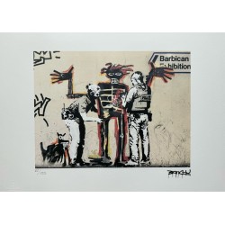 Banksy Lithograph Offset 199 Ex. Numbered 29.7 x 42 cm Signature Certificate