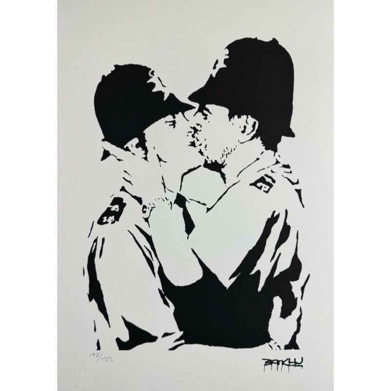 Banksy Lithograph Offset 199 Ex. Numbered 29.7 x 42 cm Signature Certificate