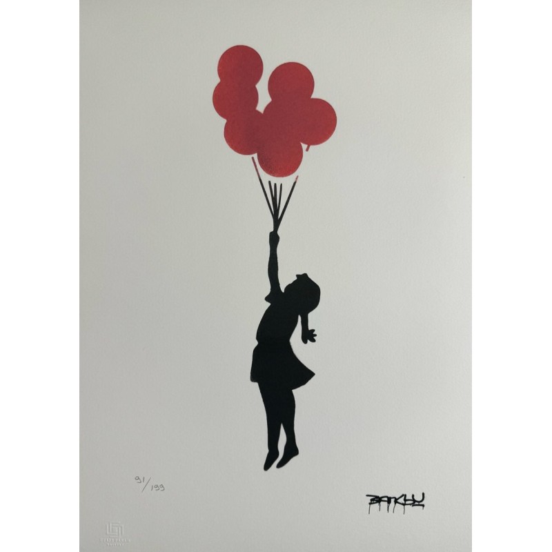 Banksy Lithograph Offset 199 Ex. Numbered 29.7 x 42 cm Signature Certificate