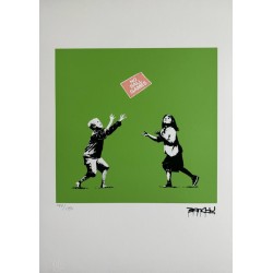 Banksy Lithograph Offset 199 Ex. Numbered 29.7 x 42 cm Signature Certificate