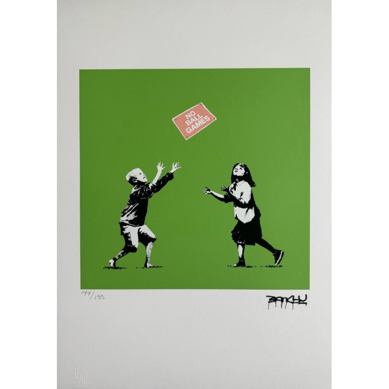 Banksy Lithograph Offset 199 Ex. Numbered 29.7 x 42 cm Signature Certificate