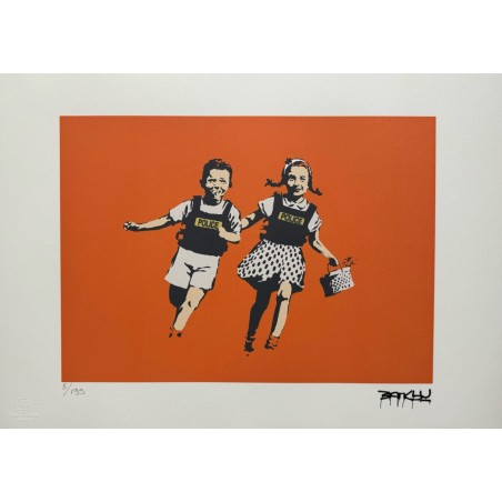 Banksy Lithograph Offset 199 Ex. Numbered 29.7 x 42 cm Signature Certificate