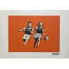 Banksy Lithograph Offset 199 Ex. Numbered 29.7 x 42 cm Signature Certificate