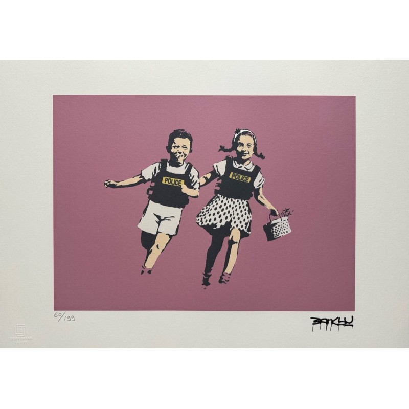 Banksy Lithograph Offset 199 Ex. Numbered 29.7 x 42 cm Signature Certificate