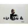 Banksy Lithograph Offset 199 Ex. Numbered 29.7 x 42 cm Signature Certificate