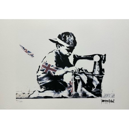 Banksy Lithograph Offset 199 Ex. Numbered 29.7 x 42 cm Signature Certificate