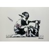 Banksy Lithograph Offset 199 Ex. Numbered 29.7 x 42 cm Signature Certificate