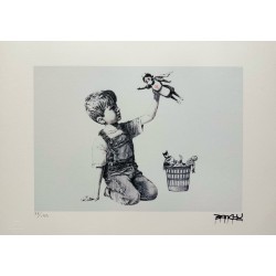 Banksy Lithograph Offset 199 Ex. Numbered 29.7 x 42 cm Signature Certificate