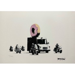 Banksy Lithograph Offset 199 Ex. Numbered 29.7 x 42 cm Signature Certificate