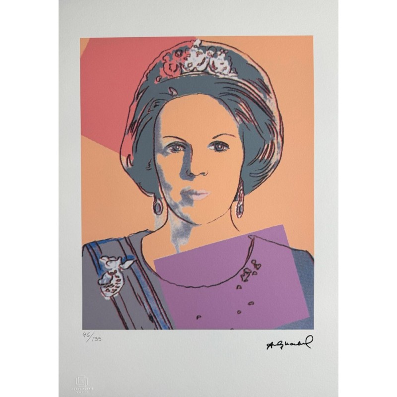 Andy Warhol Lithograph Offset 199 Ex. Numbered 29.7 x 42 cm Signature Certificate