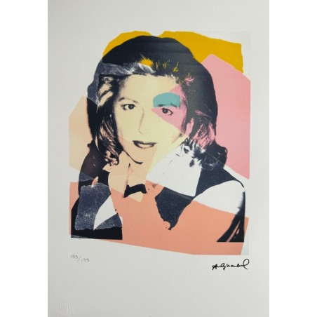 Andy Warhol Lithograph Offset 199 Ex. Numbered 29.7 x 42 cm Signature Certificate